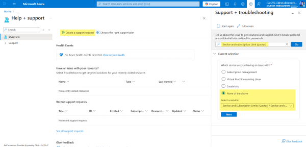 Azure无法创建韩国南部公共ip怎么办？区域访问权限申请教程