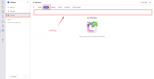 teams无法查看共享计划怎么办？planner任务列表不同步修复教程