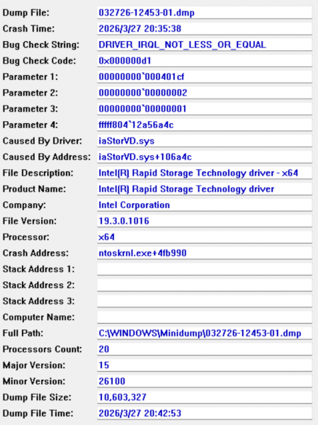 windows频繁蓝屏ntoskrnl.exe报错怎么办？系统内核故障修复方法