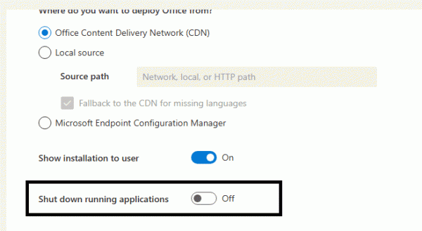 Office部署工具 (ODT) 选项含义与SCCM更新通知设置指南