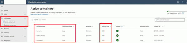 microsoft loop工作区容量限制是多少？25TB存储空间计算方法