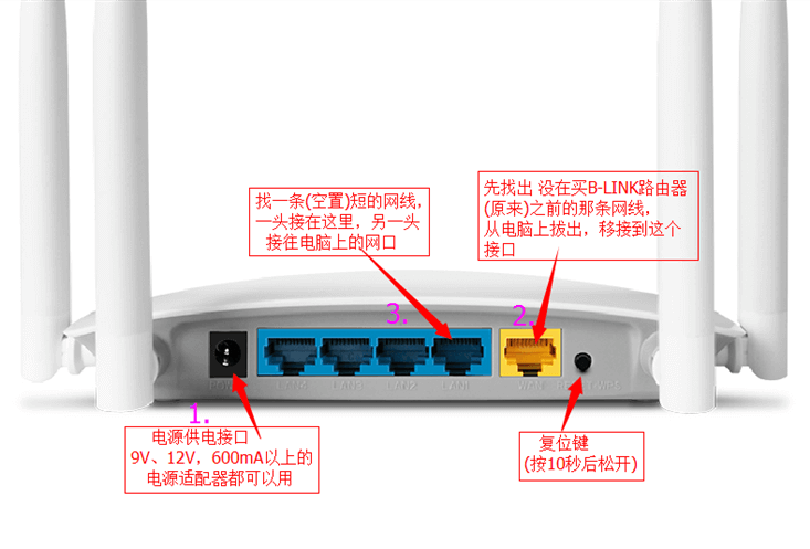 必联(B-LINK)路由器如何登录并访问设置页面