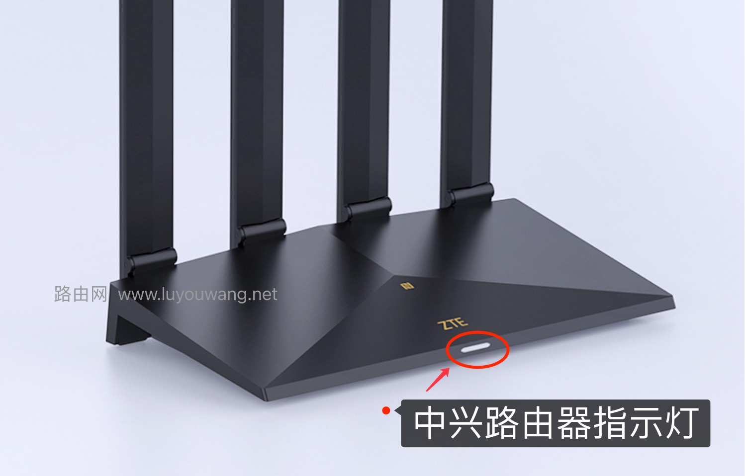 中兴路由器指示灯