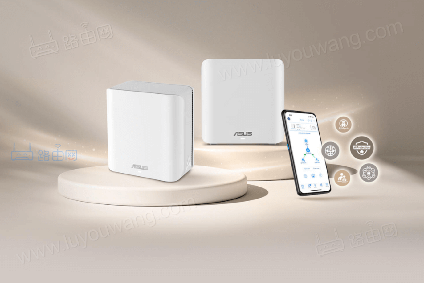 华硕分布式 Wi-Fi 7 上市,华硕灵耀魔方 BE3600 隐藏式天线