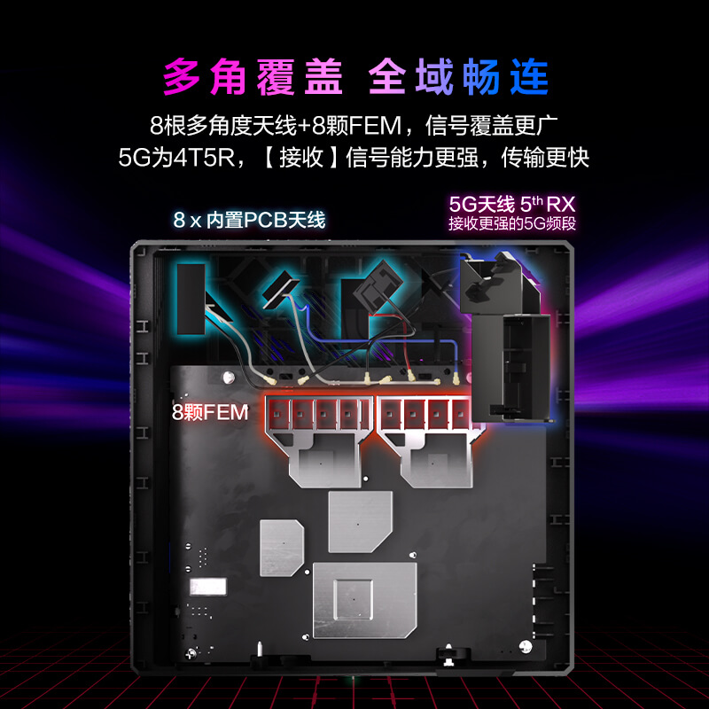 华硕(ASUS)ROG魔盒WiFi7电竞无线AI路由器上市 1999元