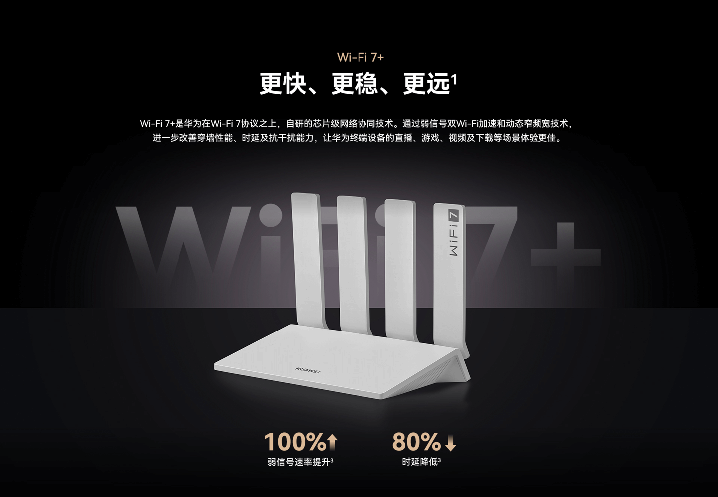 华为新款路由 BE3 Pro 上市,支持Wi-Fi 7+