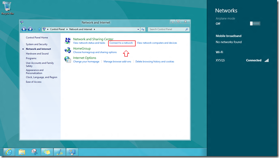 windows 8 network settings panel