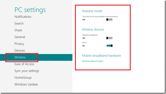 windows 8 pc settings panel