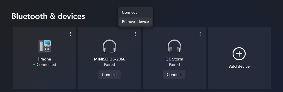 Remove-Bluetooth-Device-Windows-11