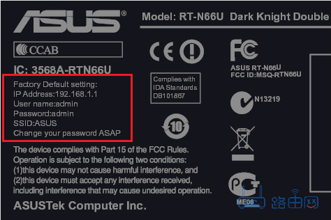 华硕(ASUS)路由器后台默认网址是多少?