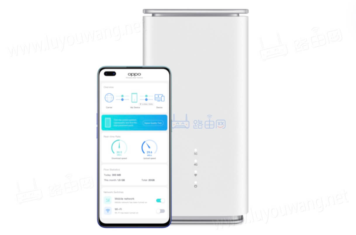 OPPO路由器的管理地址跟登录密码是多少?