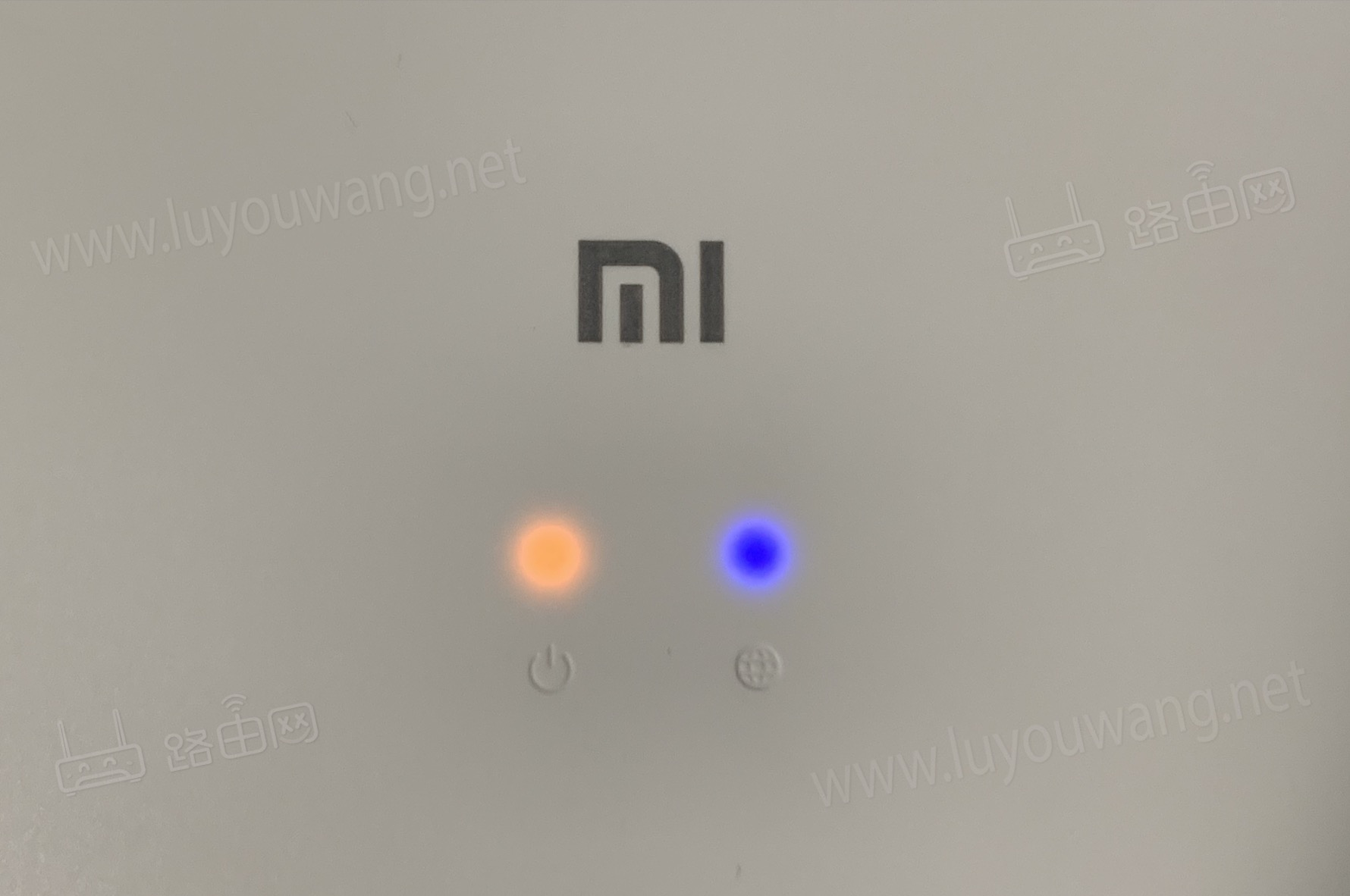 小米路由器一蓝一橙(黄)怎么解决？