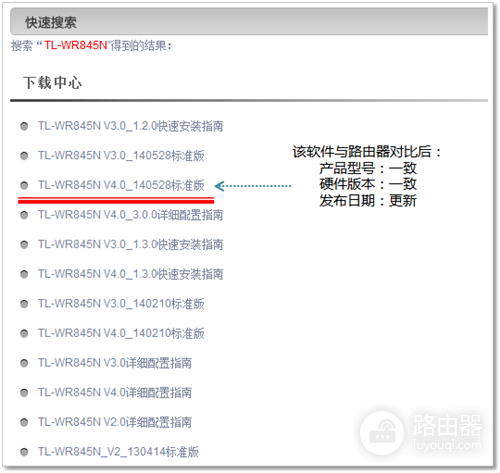 TP-Link TL-WR845N 无线路由器固件升级操作教程