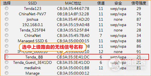 腾达 W3002R 无线路由器WDS桥接设置