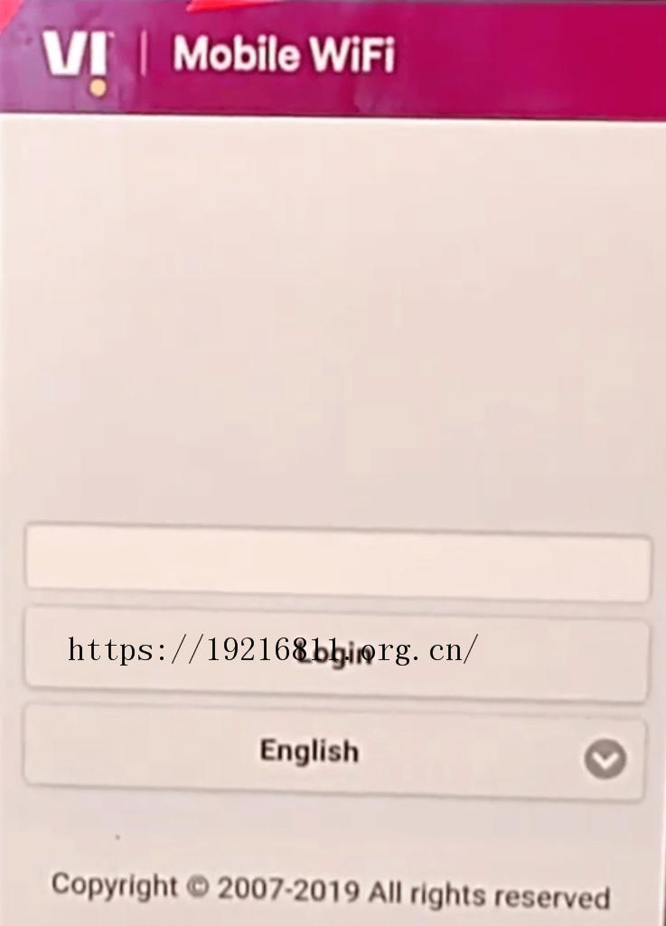 Vi MiFi 设备登录_vifi初始密码