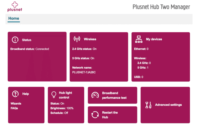 Plusnet路由器登录设置