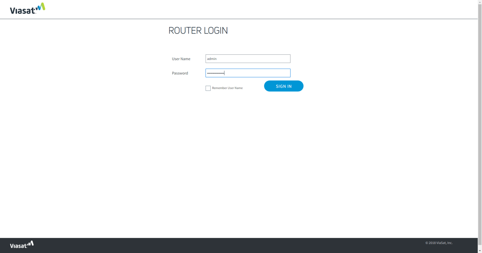 Viasat路由器登录设置WiFi 密码