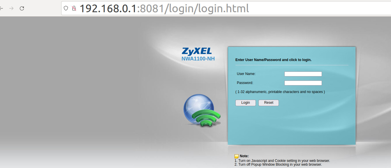 zyxel路由器密码_默认用户名、密码、登录IP列表