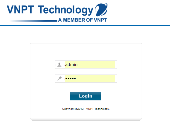 VNPT路由器登录设置