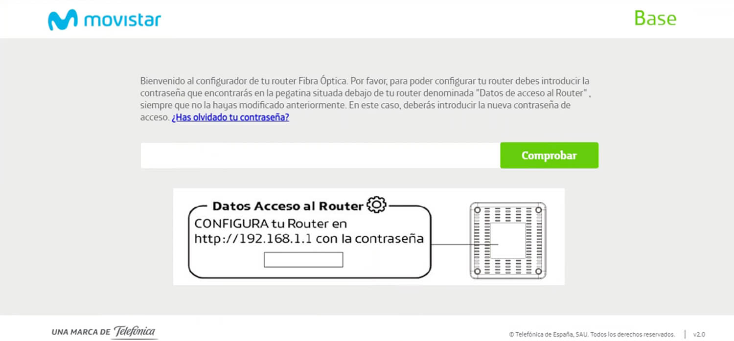 Movistar路由器登录设置