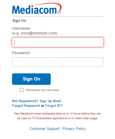 Mediacom路由器登录设置