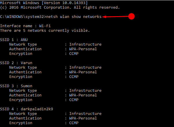 如何在Windows10中显示和隐藏WiFi网络