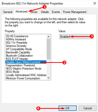 How to Disable WiFi As Ethernet Wire is Inserted into Port in Windows 10 PIC 5